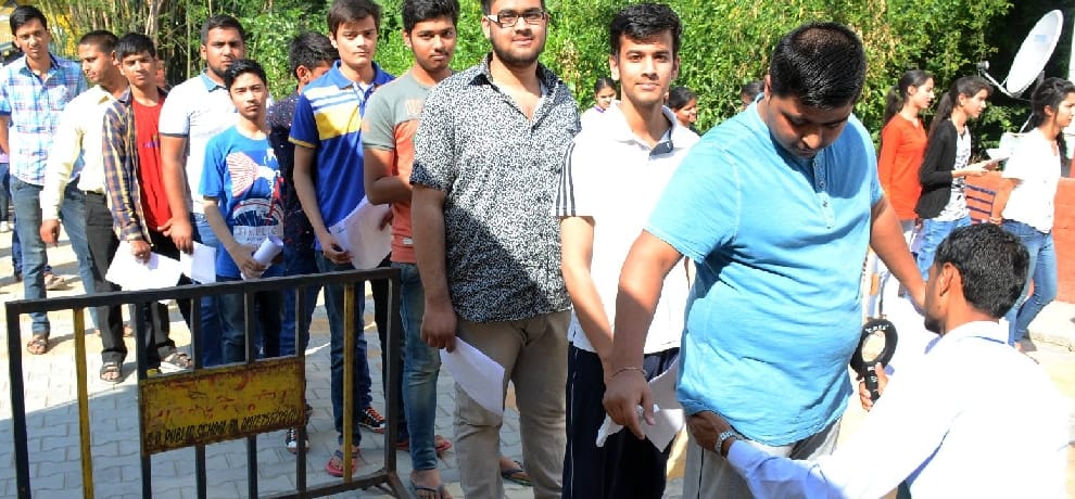 checking during National Eligibility cum Entrance Test in himachal, live photos.