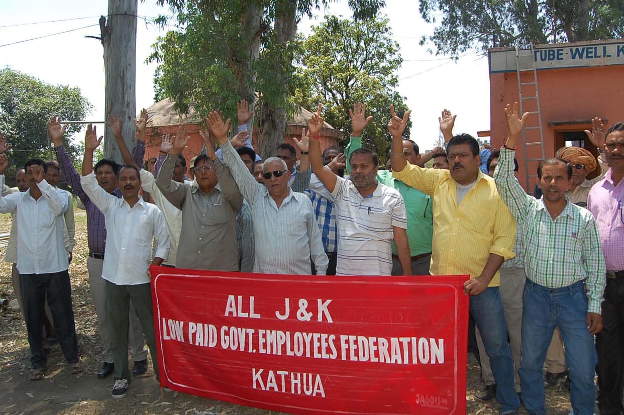 employee protest against government 