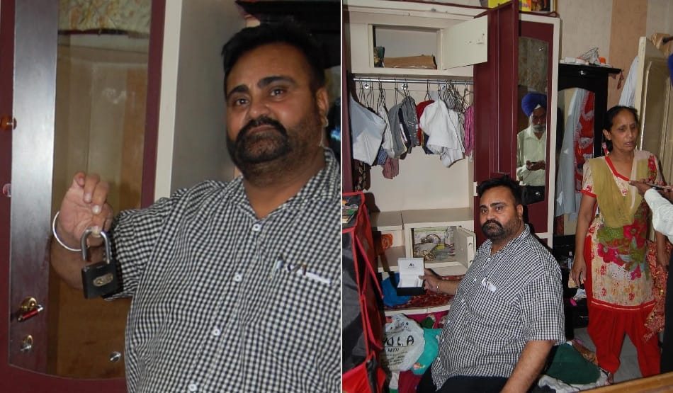 theft in teacher home at mohali