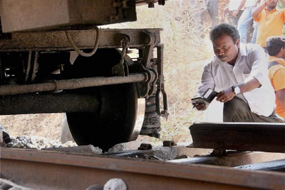 Died in train accident