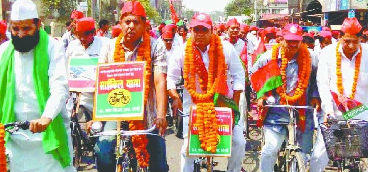 SP's bicycle tour highlighted the government's achievements