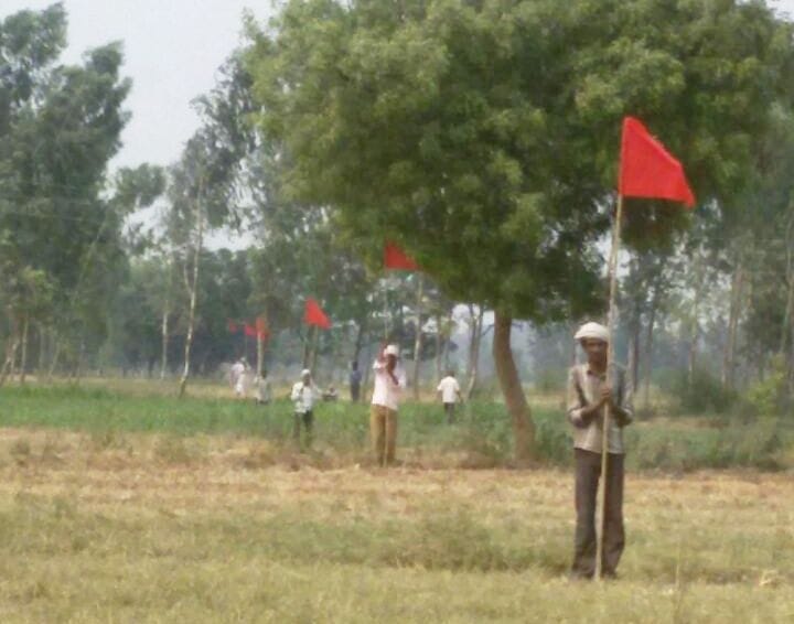 Bypass: the land acquisition in the village notations Gangchaura