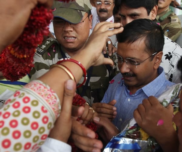 Arvind Kejriwal in Sultanpur.