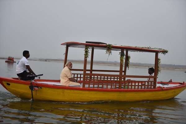 Modi made boat Virender charioteer