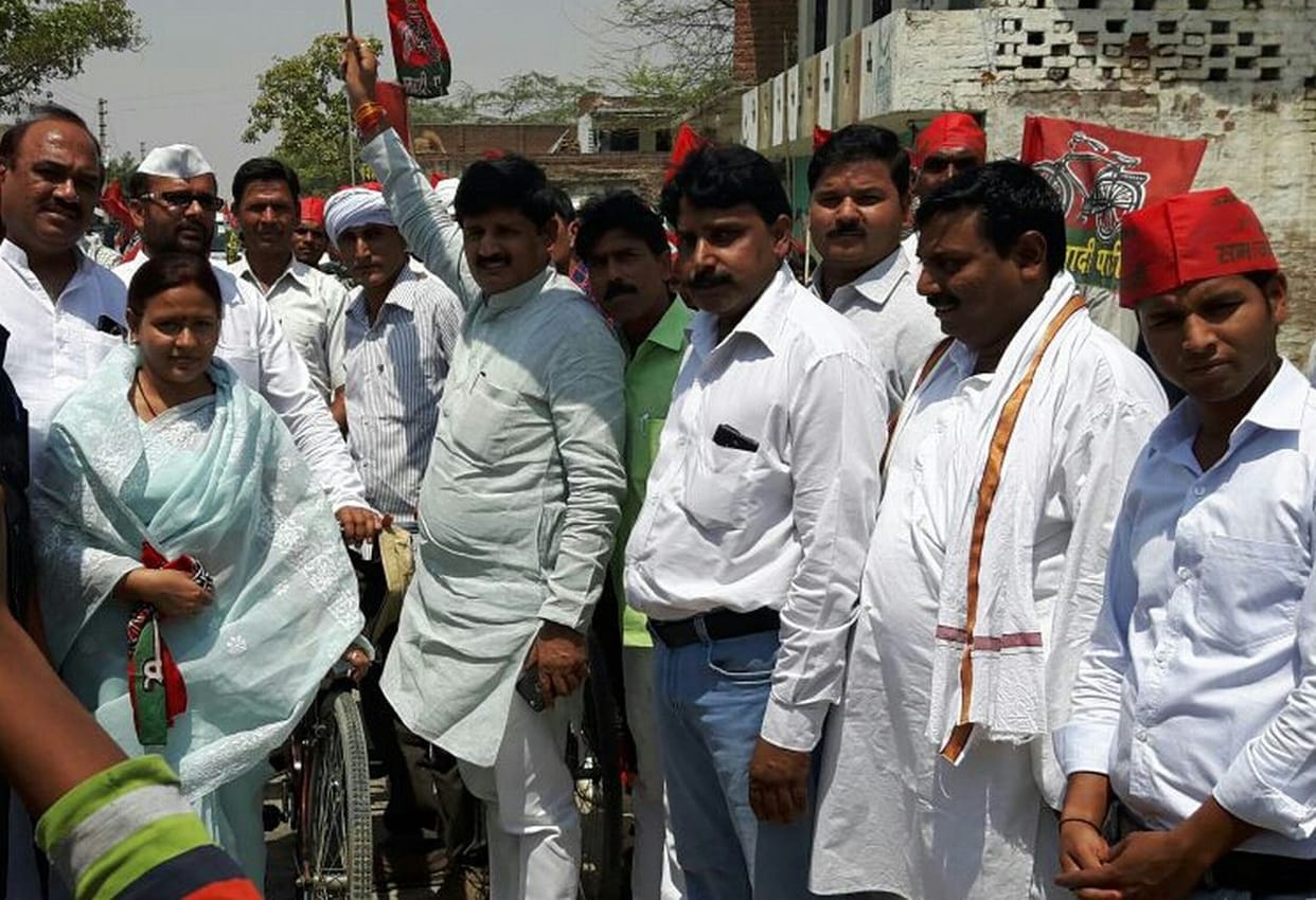 SP rushed to the countryside of the district's bicycle