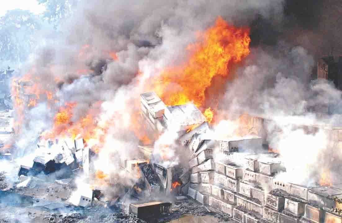 fire in hydle store