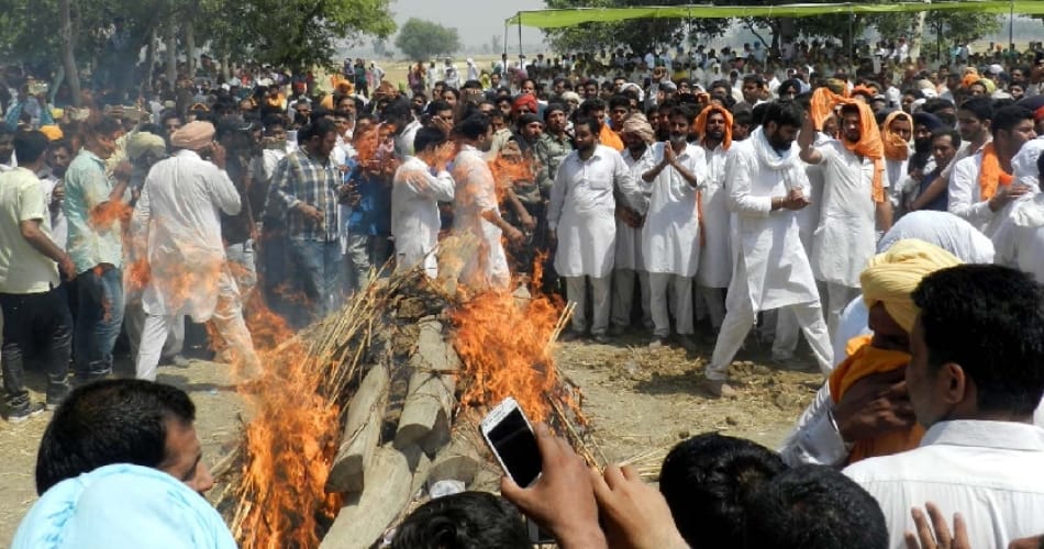 gangster rockey funeral, gangster rockey murder, punjab gangster murder