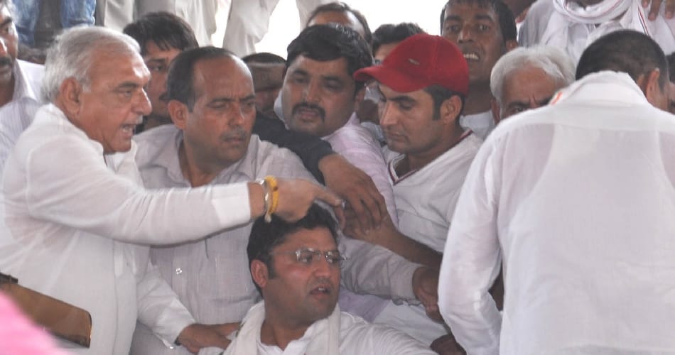 haryana congress, hooda rally, tanwar rally, karnal congress rally, ambedkar jayanti, karnal