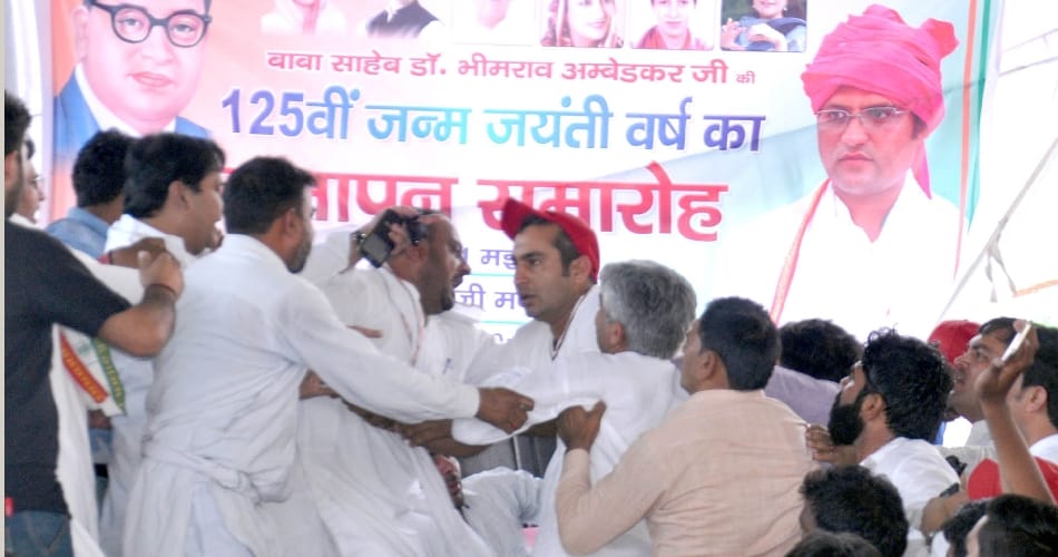 haryana congress, hooda rally, tanwar rally, karnal congress rally, ambedkar jayanti, karnal