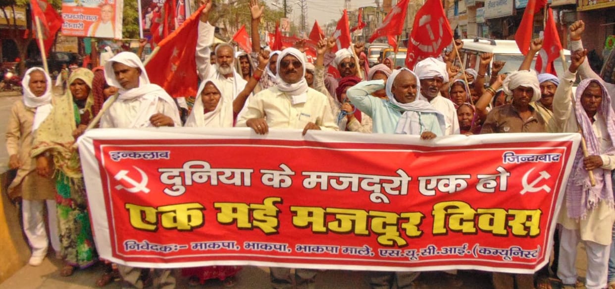 marches out on May Day