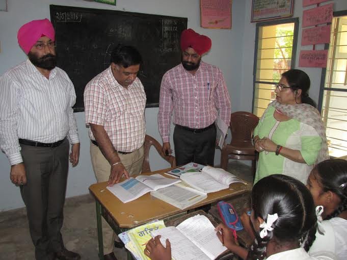 dc raid, dc raid in school, dc raid in govt school, sohana govt school raid, mohali