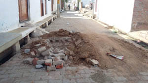 Being clandestine water connections in Nehru Nagar