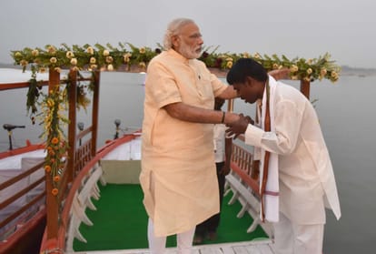 Modi's varanasi tour, BJP's backward card in UP election.