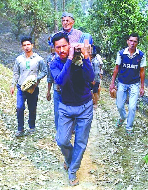 No luck in the village infrastructure Olani