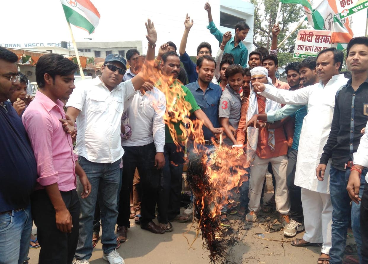 burnt idol of centre government
