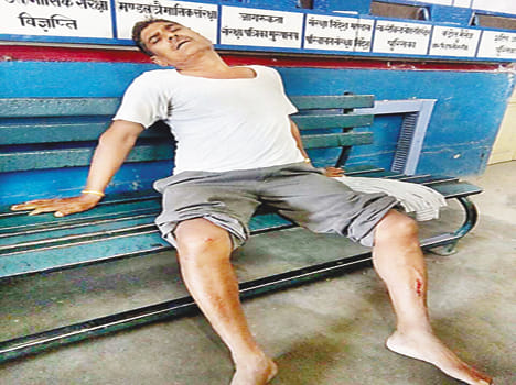 Restaurant in Garden platform dropped , retired military wounded