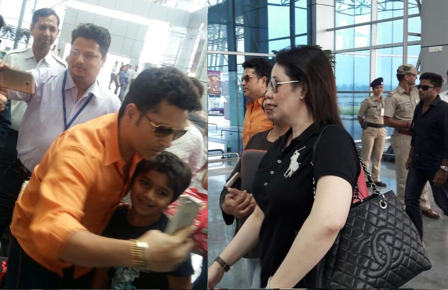 sachin tendulakar come to mussoorie with wife anjali.