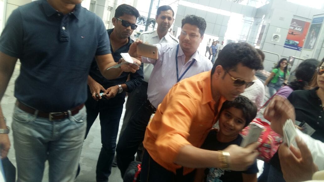 sachin tendulakar come to mussoorie with wife anjali.