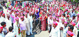 SP activists took out rally