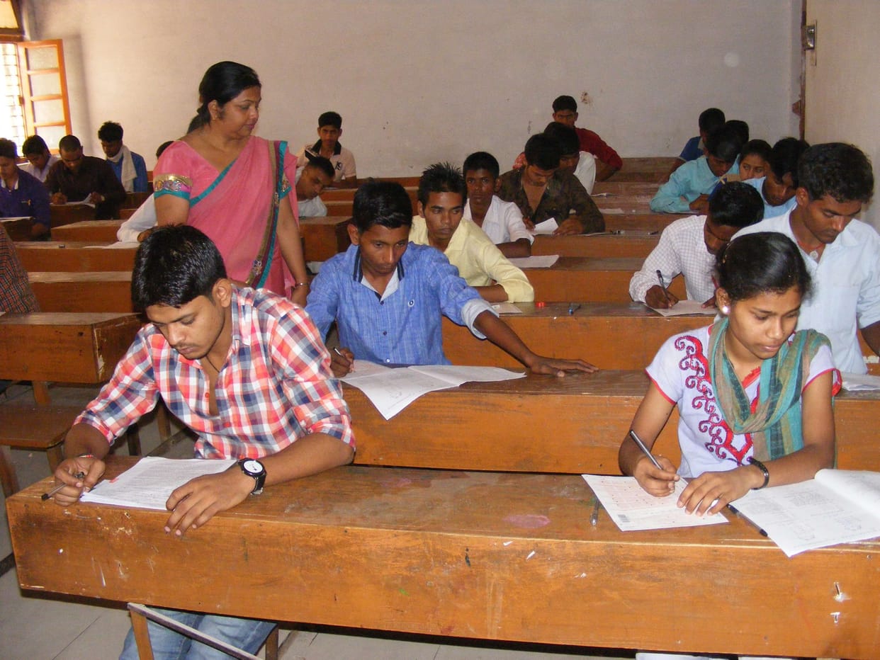 1249 candidates left the test