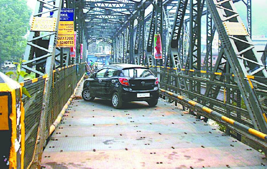 The new platform bridge in Bageshwar