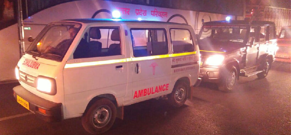 Police man died inaccident in Sultanpur