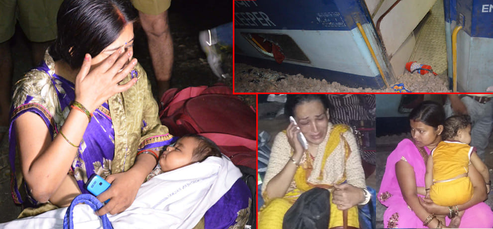 train aacident garh in hapur   