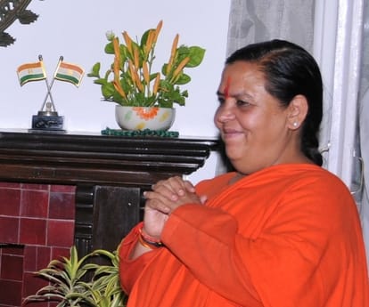 Uma Bharti speaks over cleanliness of Ganga.