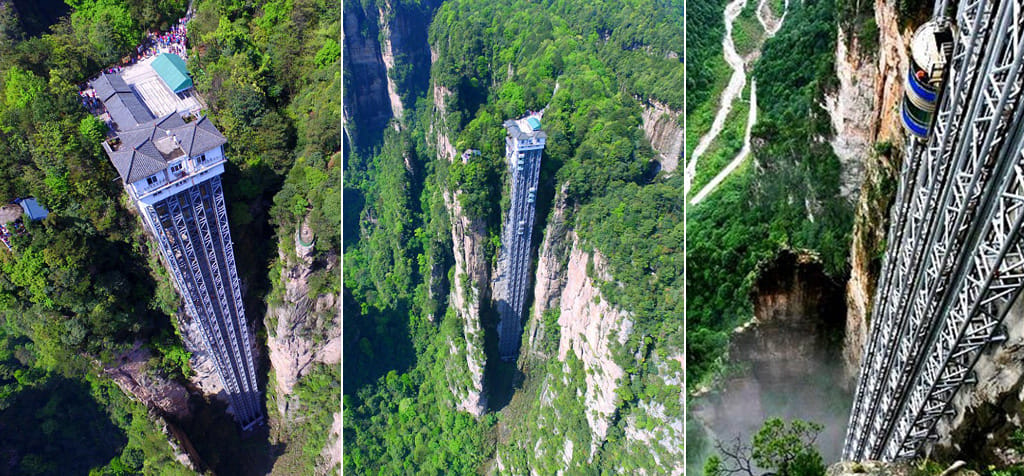 World’s tallest outdoor lift in China went viral online