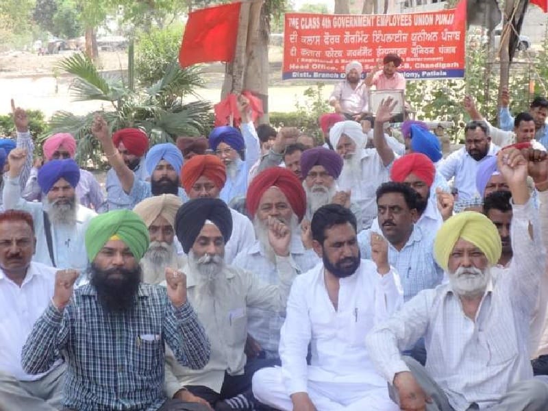 Canal department, employee, demands, government, protest, Patiala