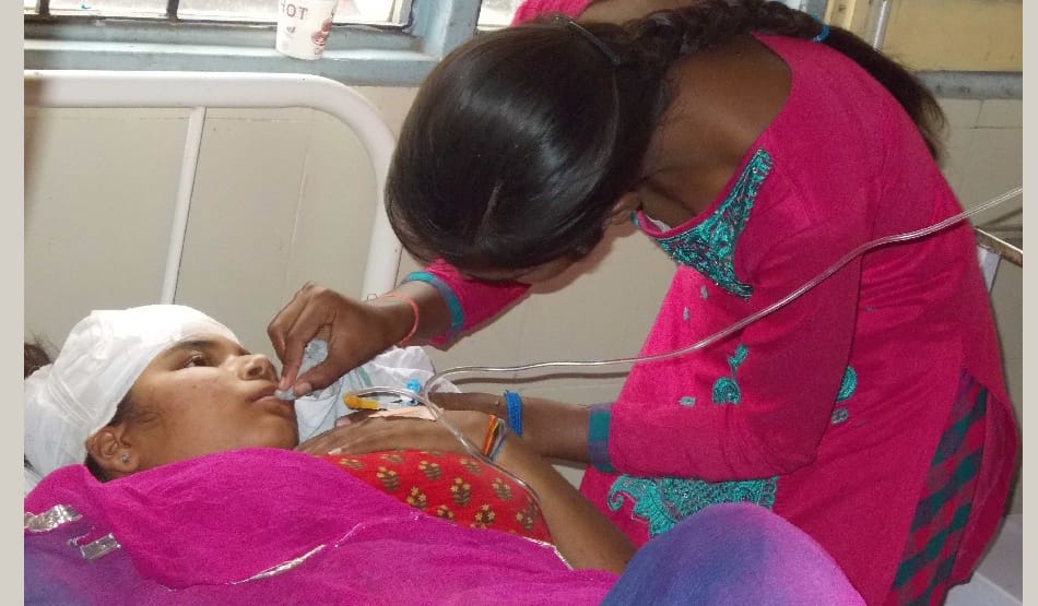 brutal accident in jhajjar, girl students crushed by car, 2 died, 3 serious