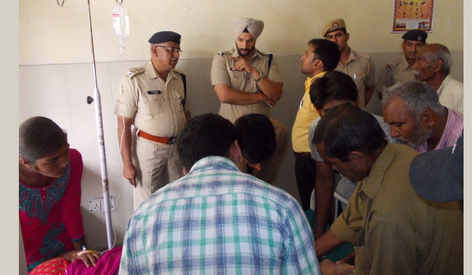 brutal accident in jhajjar, girl students crushed by car, 2 died, 3 serious