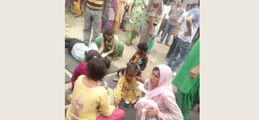 bus accident at dalhousie, one died, 28 injured