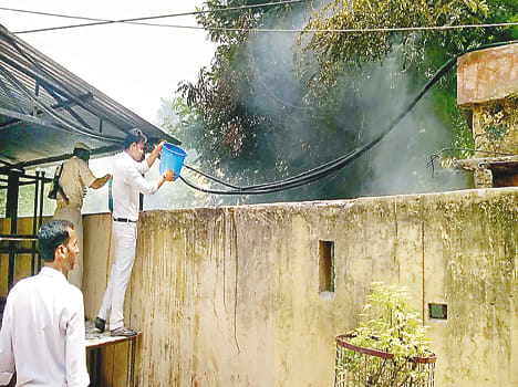 Fire near session Detention