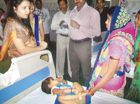 Doctors and staff were missing under the supervision of DM