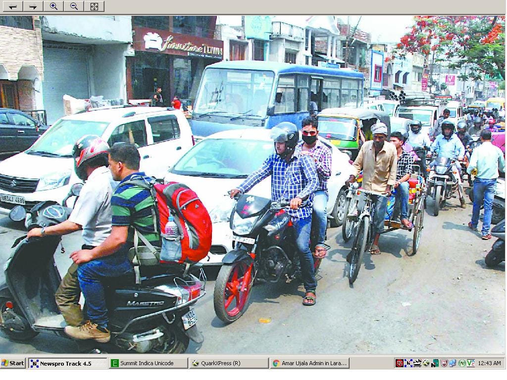 Trucks put the jam, five thousand invoices