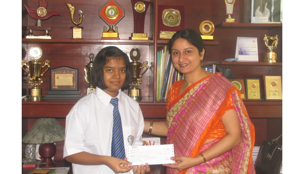 kanika mittal became state winner in green olympiad