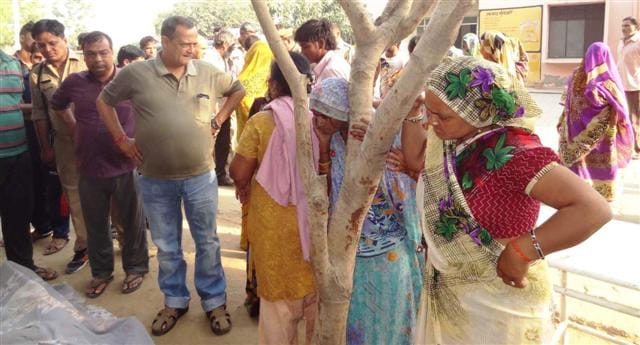 murder od healthworker's son in Khair