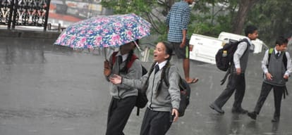 Heavy rainfall forecast for himachal, warning.