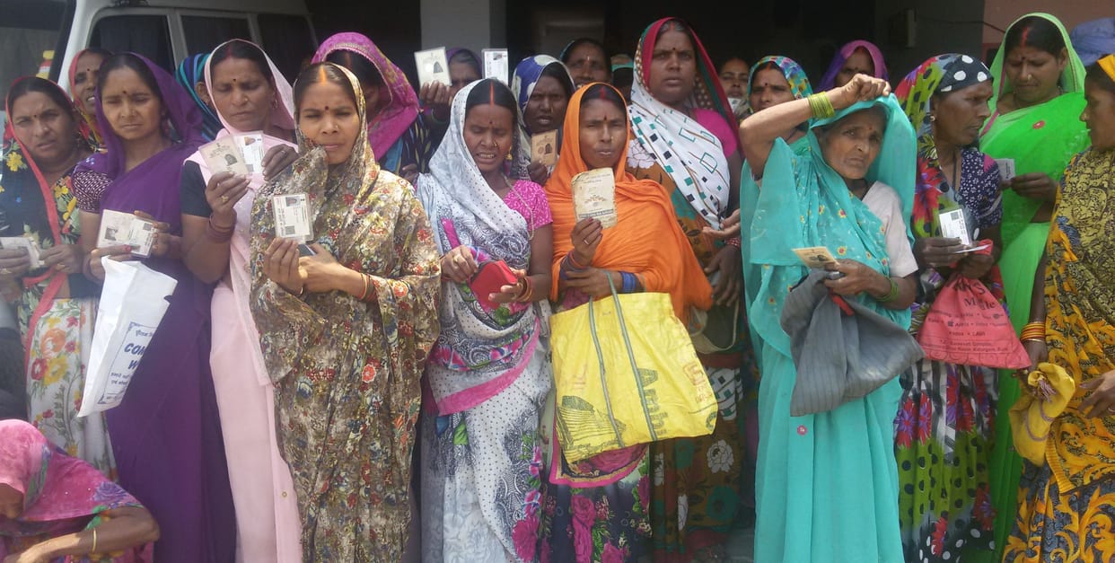 ration distribution fault, villagers angered