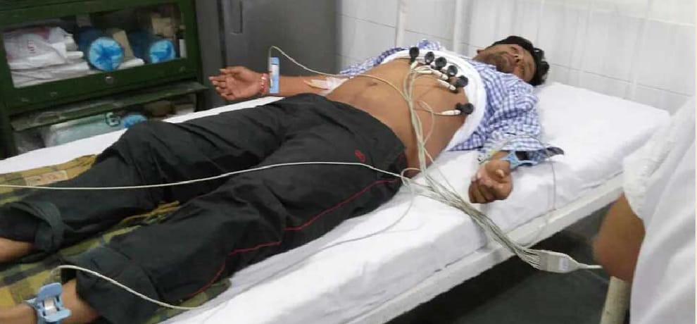 JNU students union joint secretary Saurabh sixth day of a hunger strike hospitalized