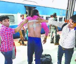 Showing the awe on the faces of the passengers railway accidents