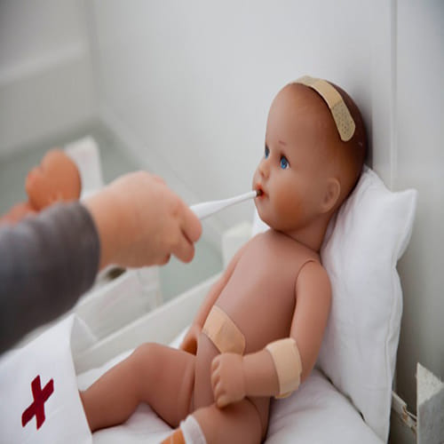 weird hospital for dolls