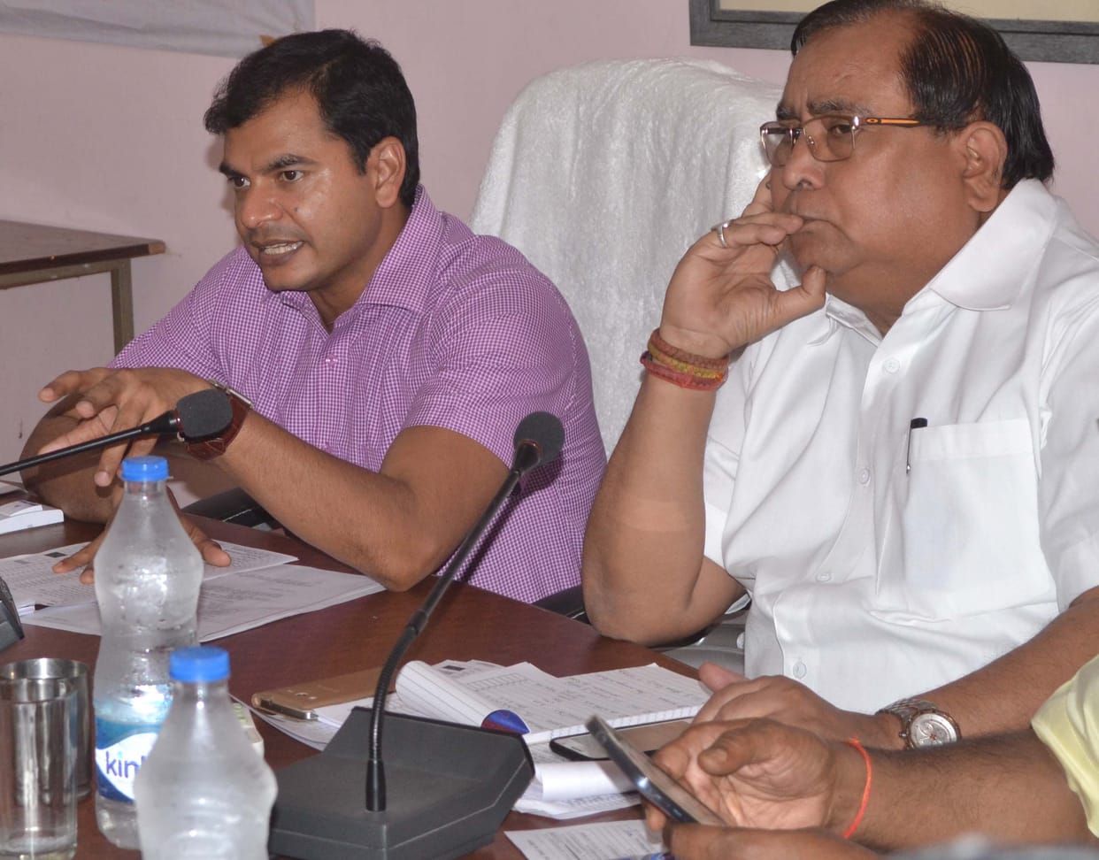  Now other departments will review the district level officials