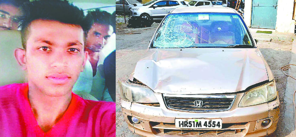 Law student crushed traffic policeman in delhi
