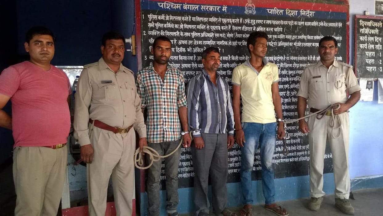 Three rogue gang arrested.