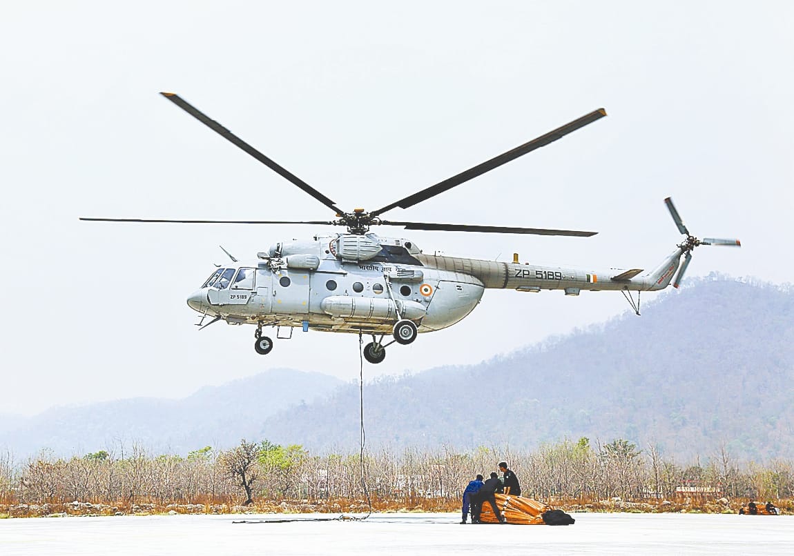 air force member who help in preventing for wildfire