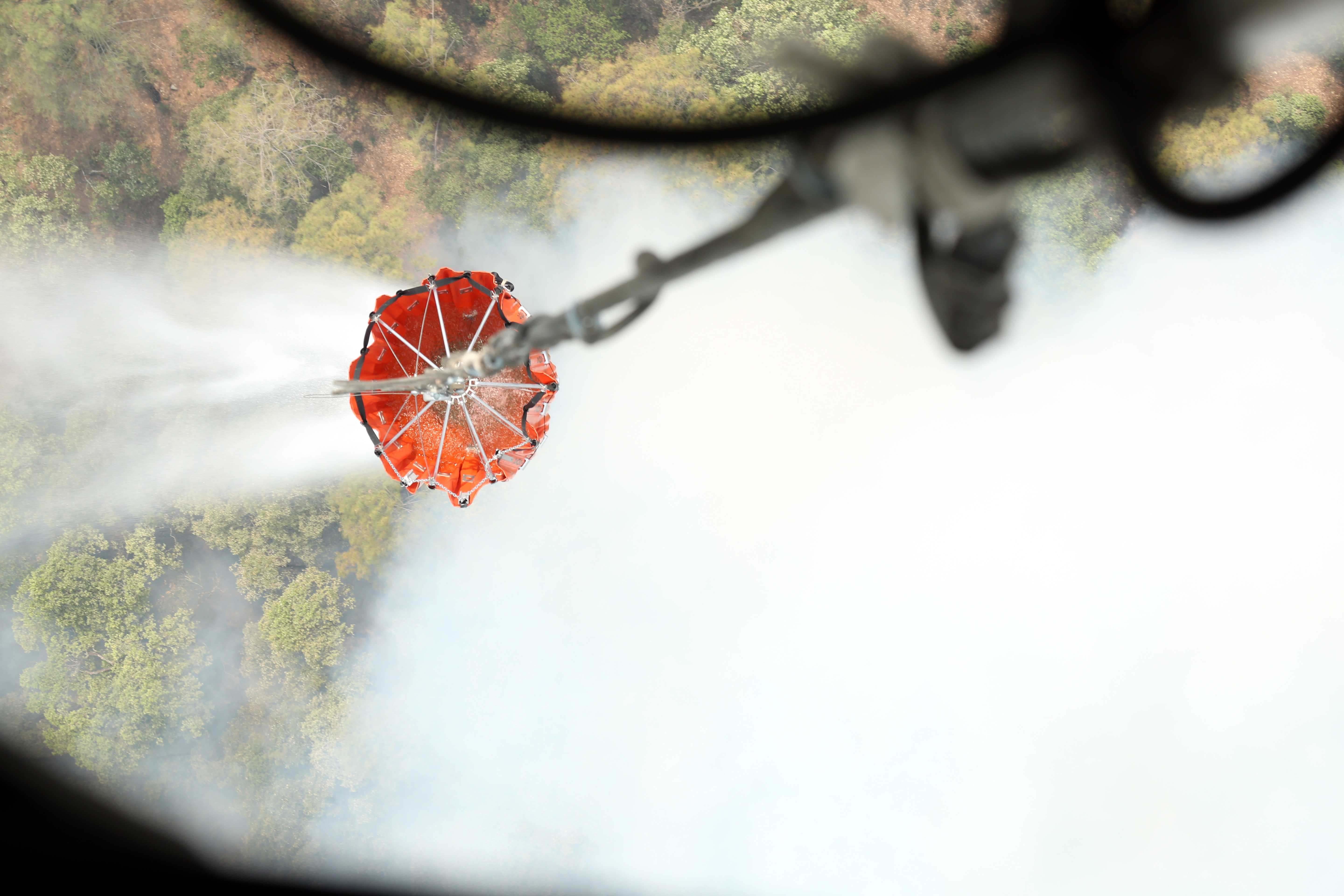 air force member who help in preventing for wildfire