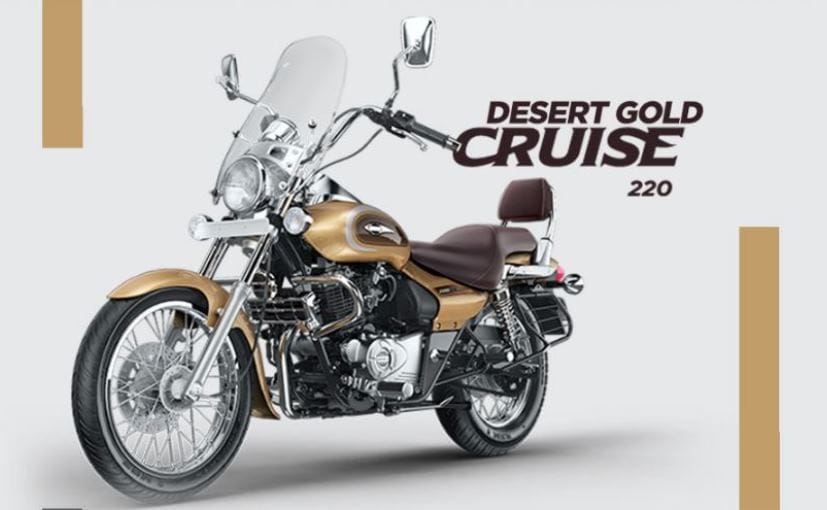 Bajaj Avenger Cruise 220 available in New Desert Gold color Now