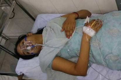 Girls students beaten by security picket at BHU.